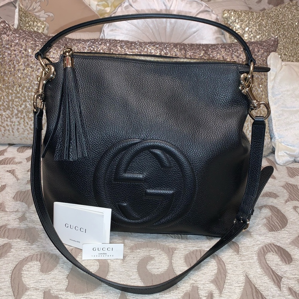 NWT Authentic leather Gucci soho bag